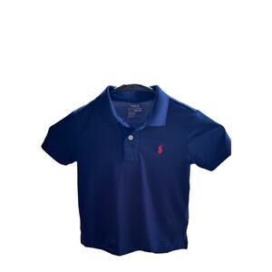 Polo by Ralph Lauren Navy Blue Polo Shirt , Size 2/2T